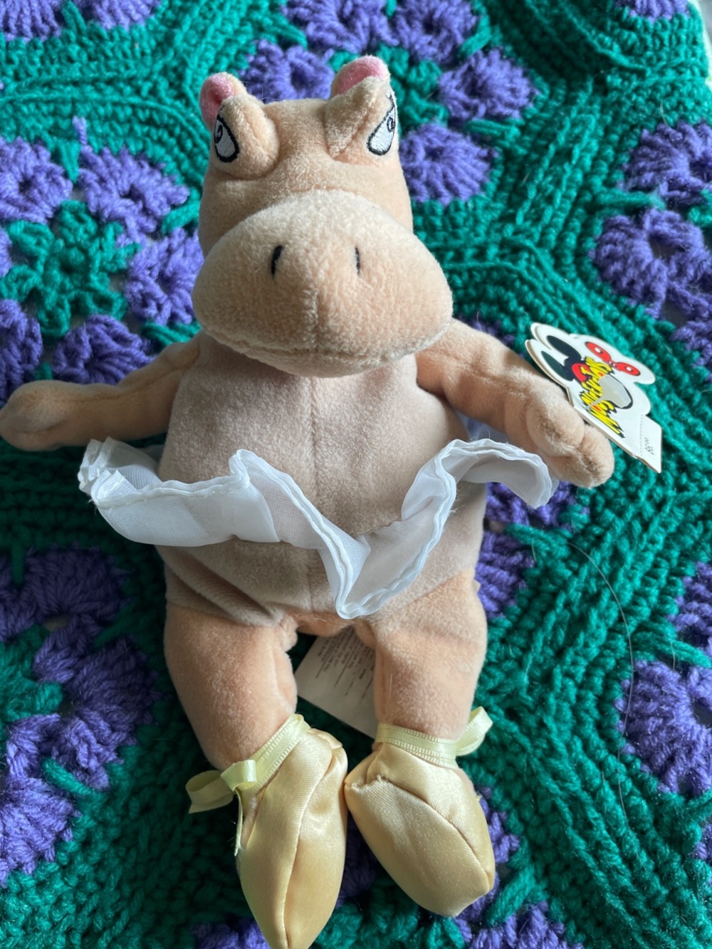 Disney’s Fantasia Beanbag Hippo Ballerina plush